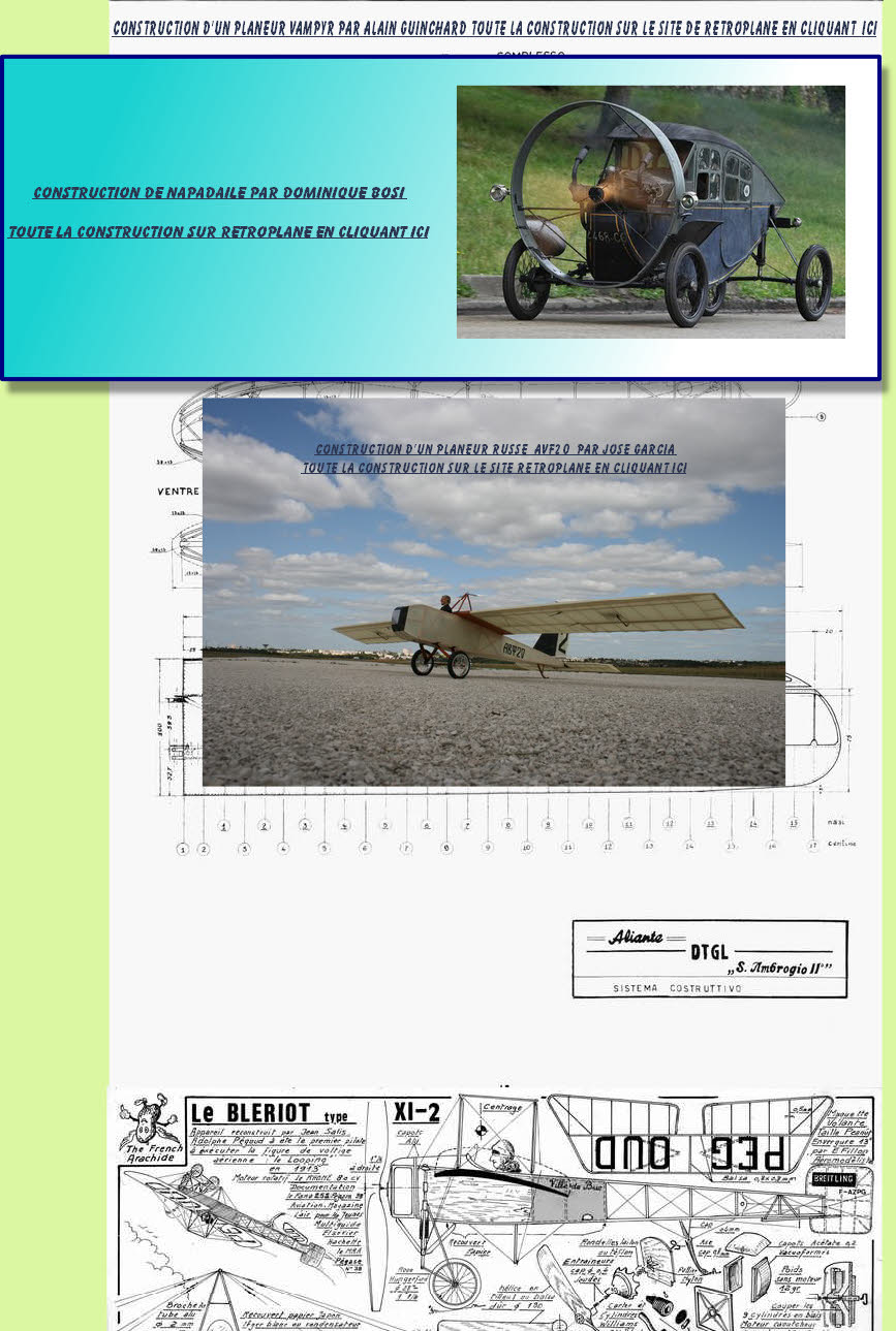 construction d’un planeur russe  avf20  par jose garcia 
toute la construction sur le site retroplane en cliquant ici
